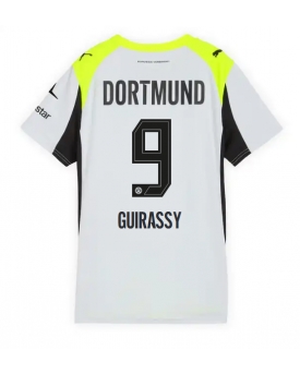 Billige Fotballdrakt Borussia Dortmund Serhou Guirassy #9 Replika Bortedrakt Dame 2025-26 Kortermet Billige Fotballdrakt Borussia Dortmund Serhou Guirassy #9 Replika Bortedrakt Dame 2025-26 Kortermet